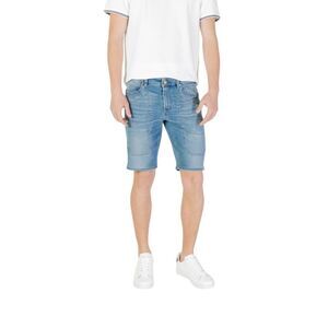 Jeckerson Light Blue Cotton Bermuda Men's Shorts